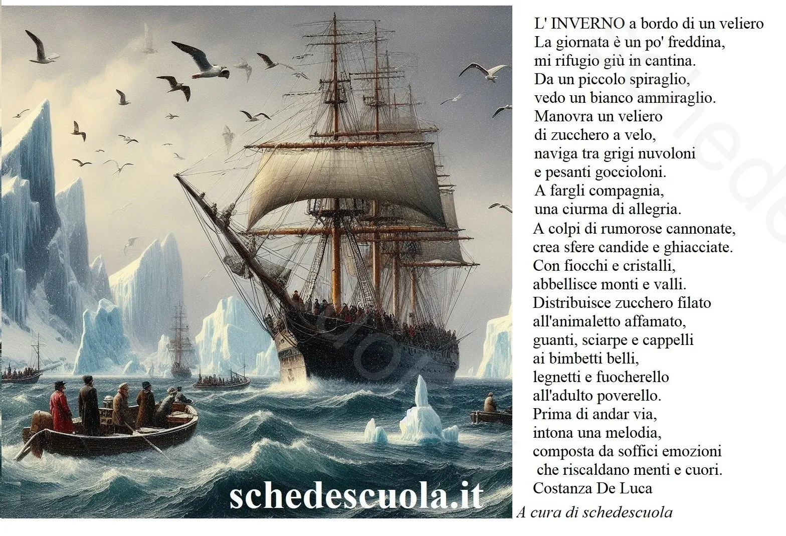 L'INVERNO a bordo di un veliero
