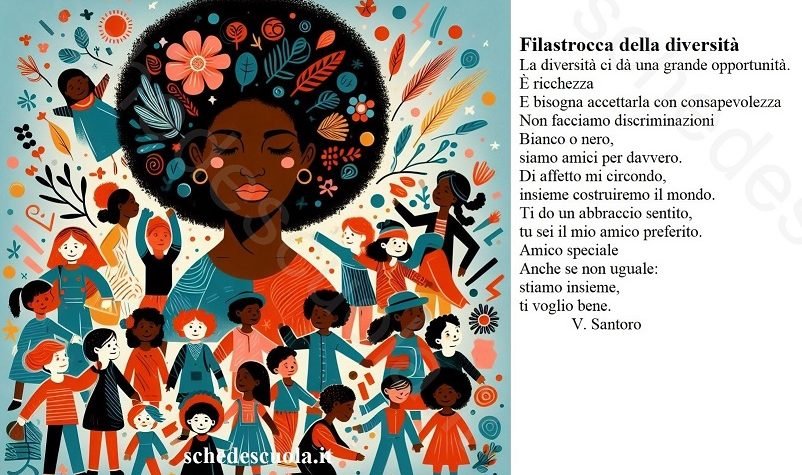 Filastrocca diversità, V. Santoro, diversità Santoro