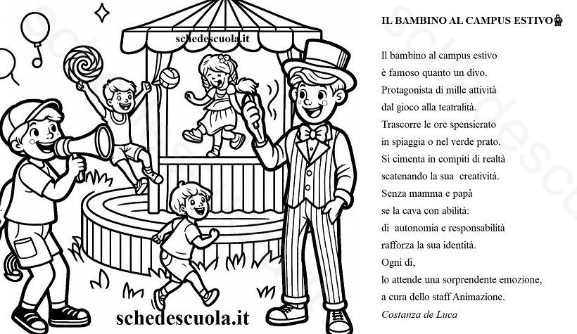 IL BAMBINO AL CAMPUS ESTIVO