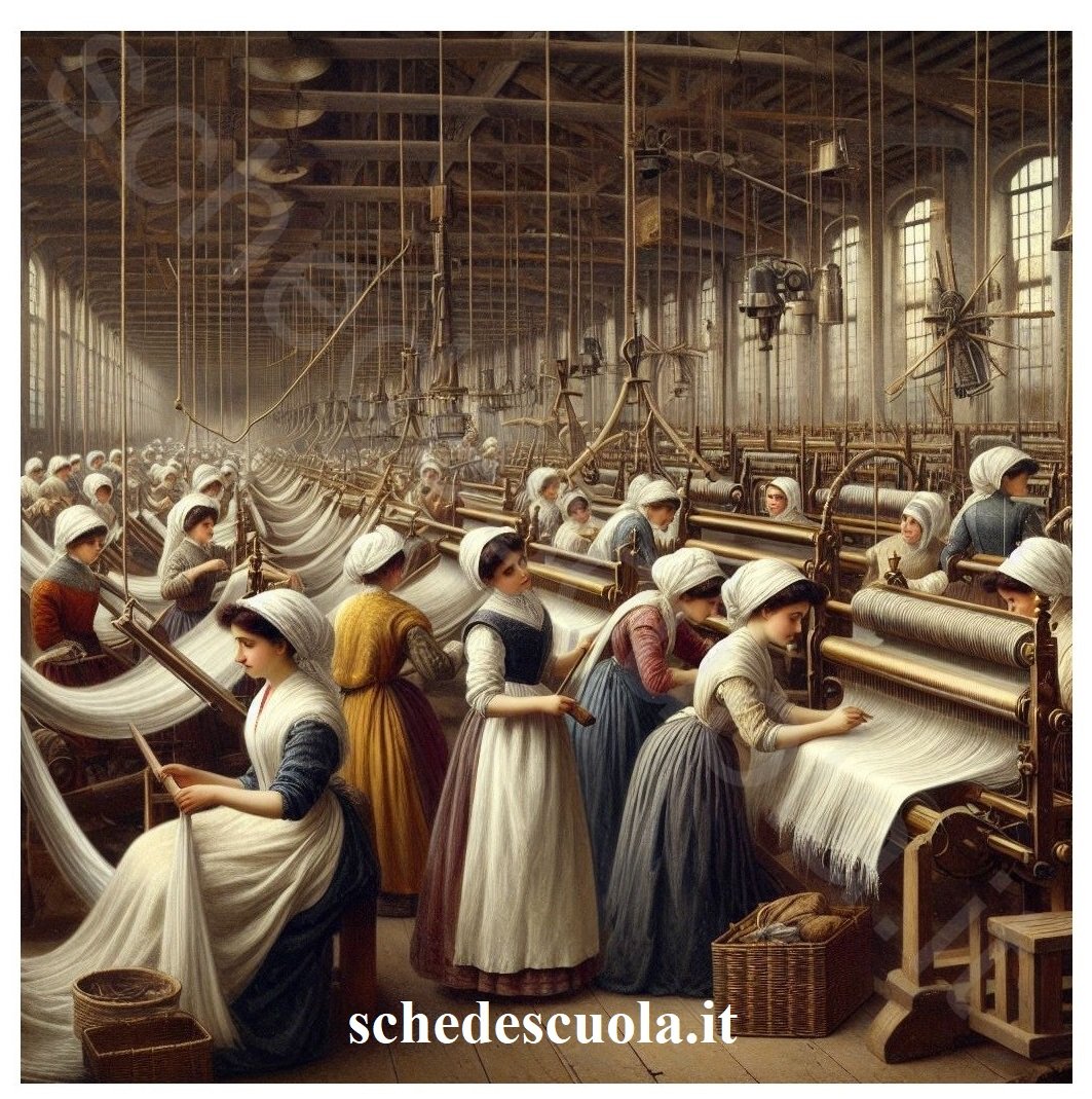 Industrie tessili e la donna