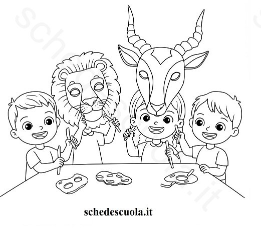 Maschere Amiche della Savana