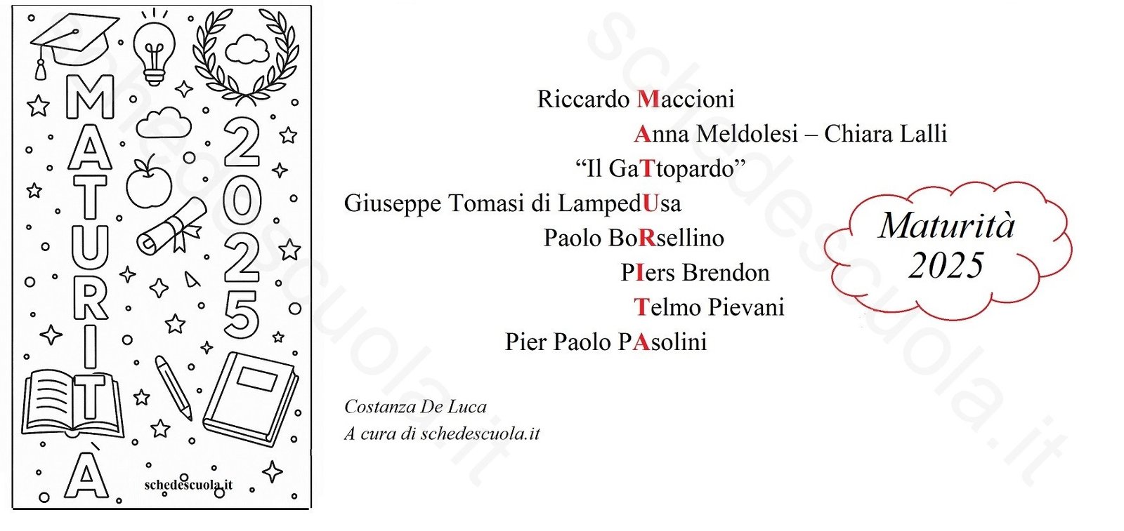 Mesostico MATURITA' 2025