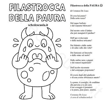 Filastrocca della PAURA