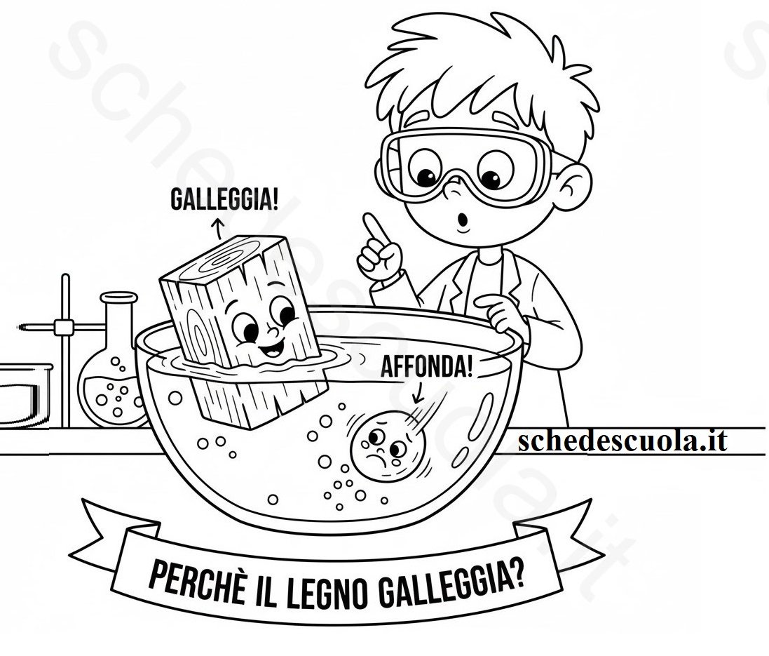 Perchè il legno galleggia