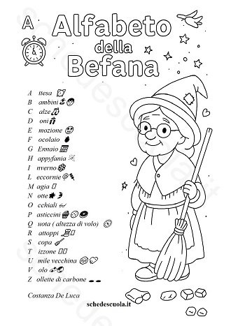 Alfaeto della Befana