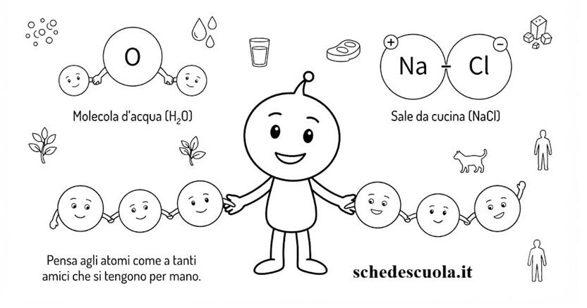 Gli atomi si uniscono