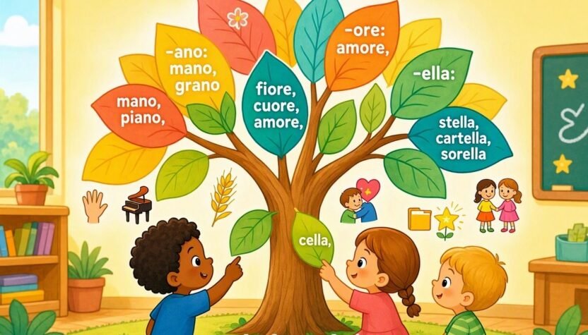 La famiglia delle parole