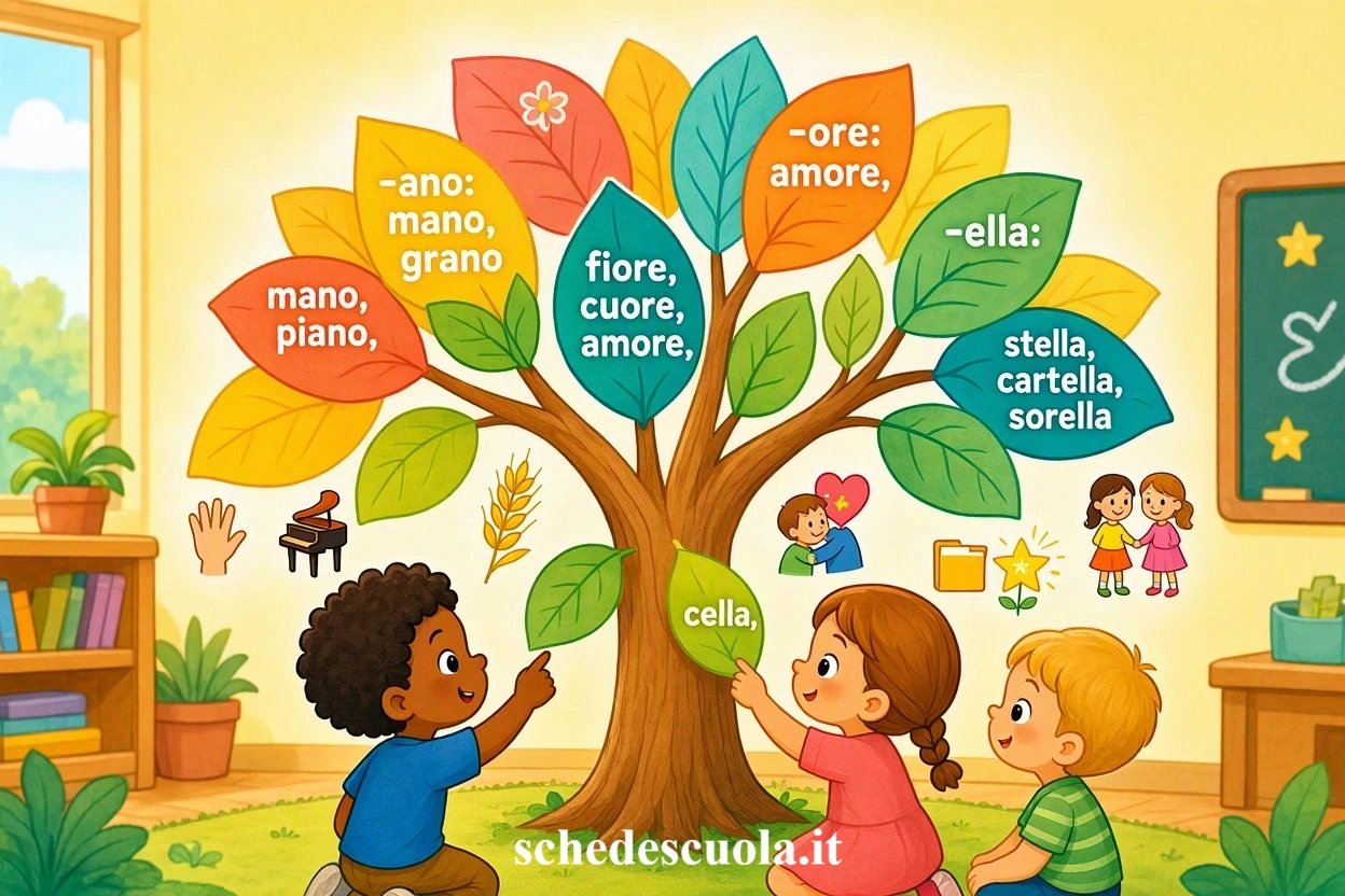 La famiglia delle parole